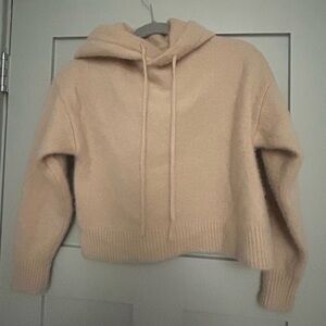 Aritzia The Group 100% cashmere  Hooded Sweater- size small